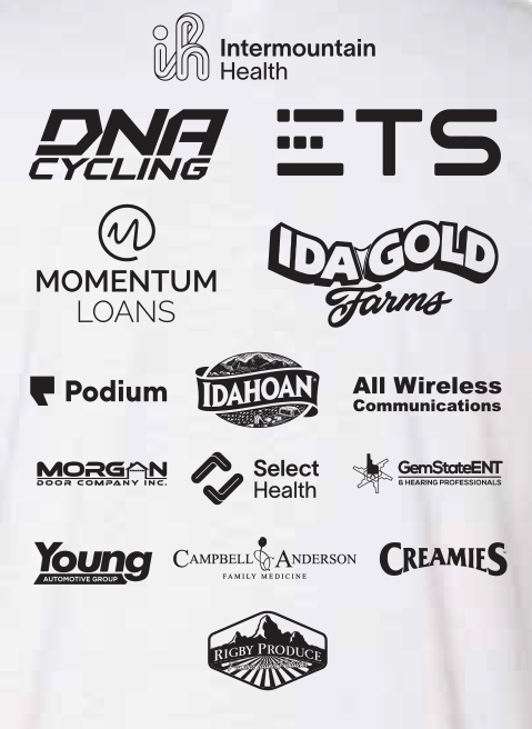 Collage of Spudman Triathlon sponsor logos